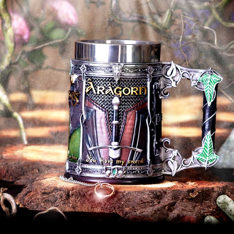 Officially Licensed Lord of the Rings The Fellowship Tankard 15.5cm