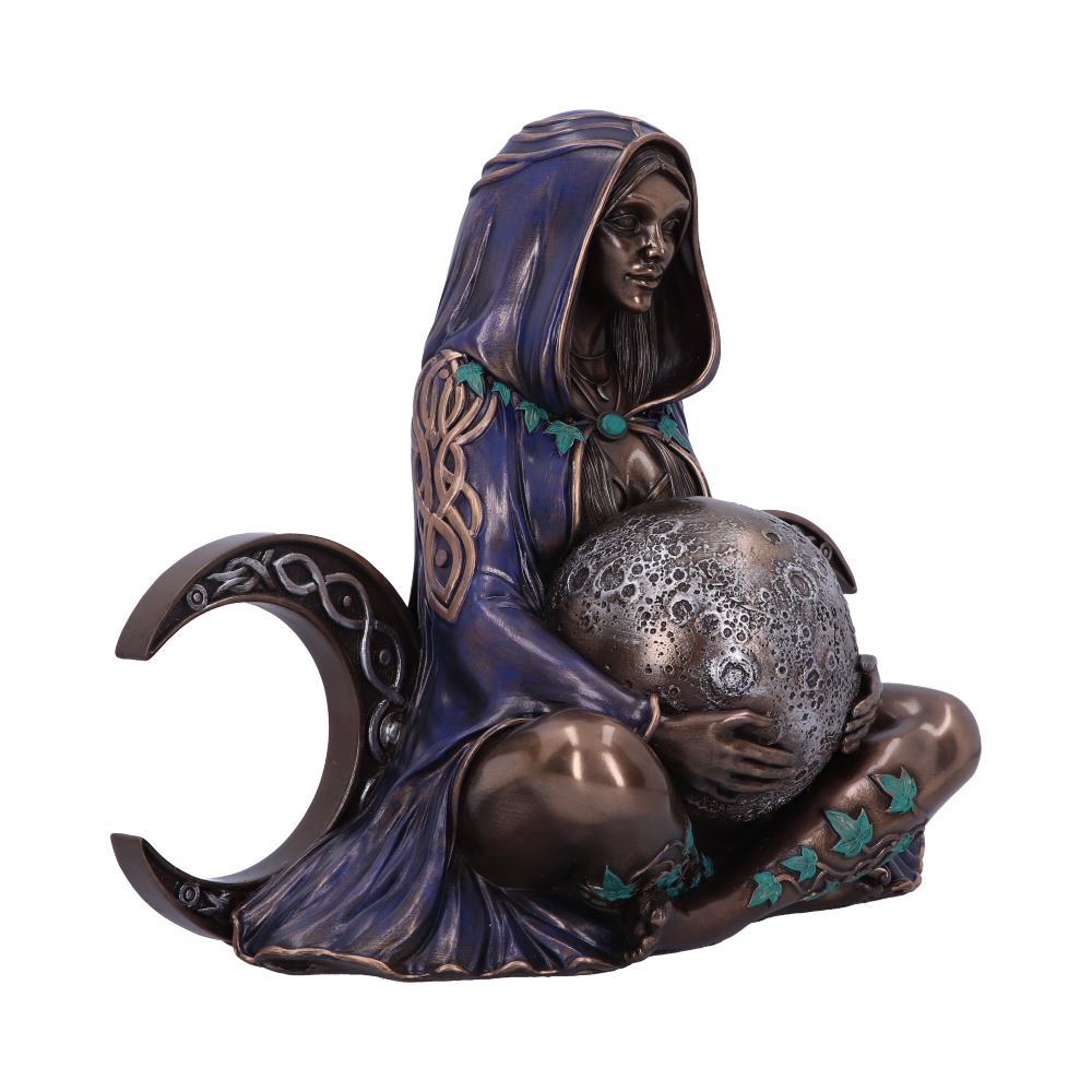 Triple Moon Goddess Bronze Statue 36cm