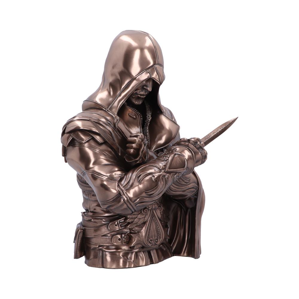 Officially Licensed Assassin's Creed Ezio Bust Box Bronze 30cm