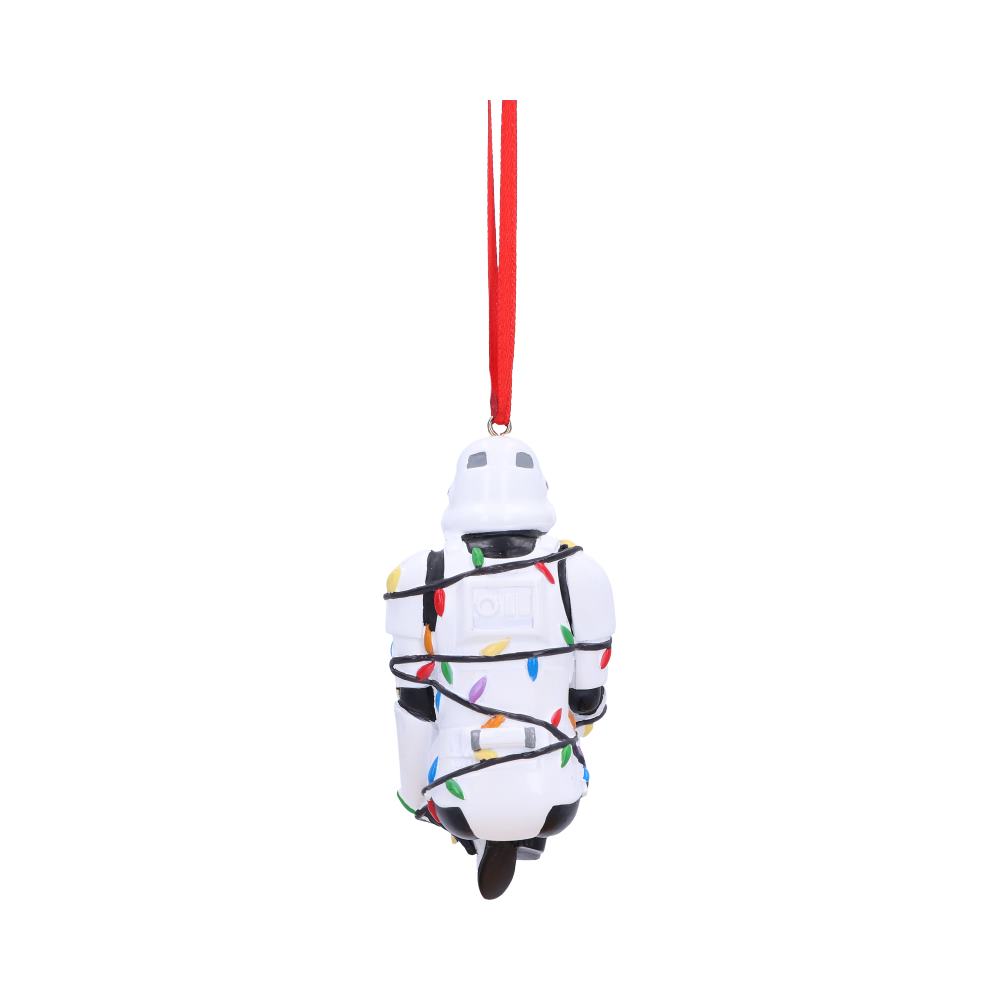 Stormtrooper In Fairy Lights Decorative Hanging Ornament 9cm