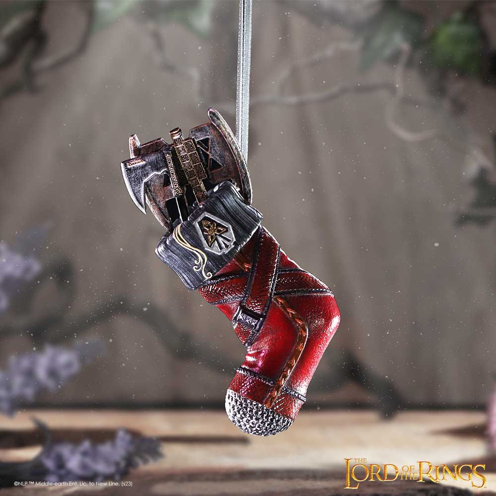 Lord of the Rings Collectible Gimli Stocking Hanging Ornament 8.7cm