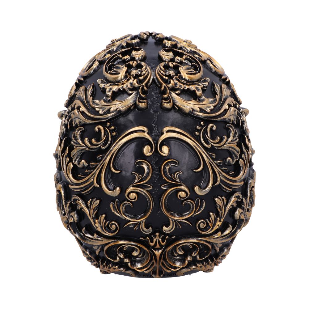 Renaissance Black and Gold Skull