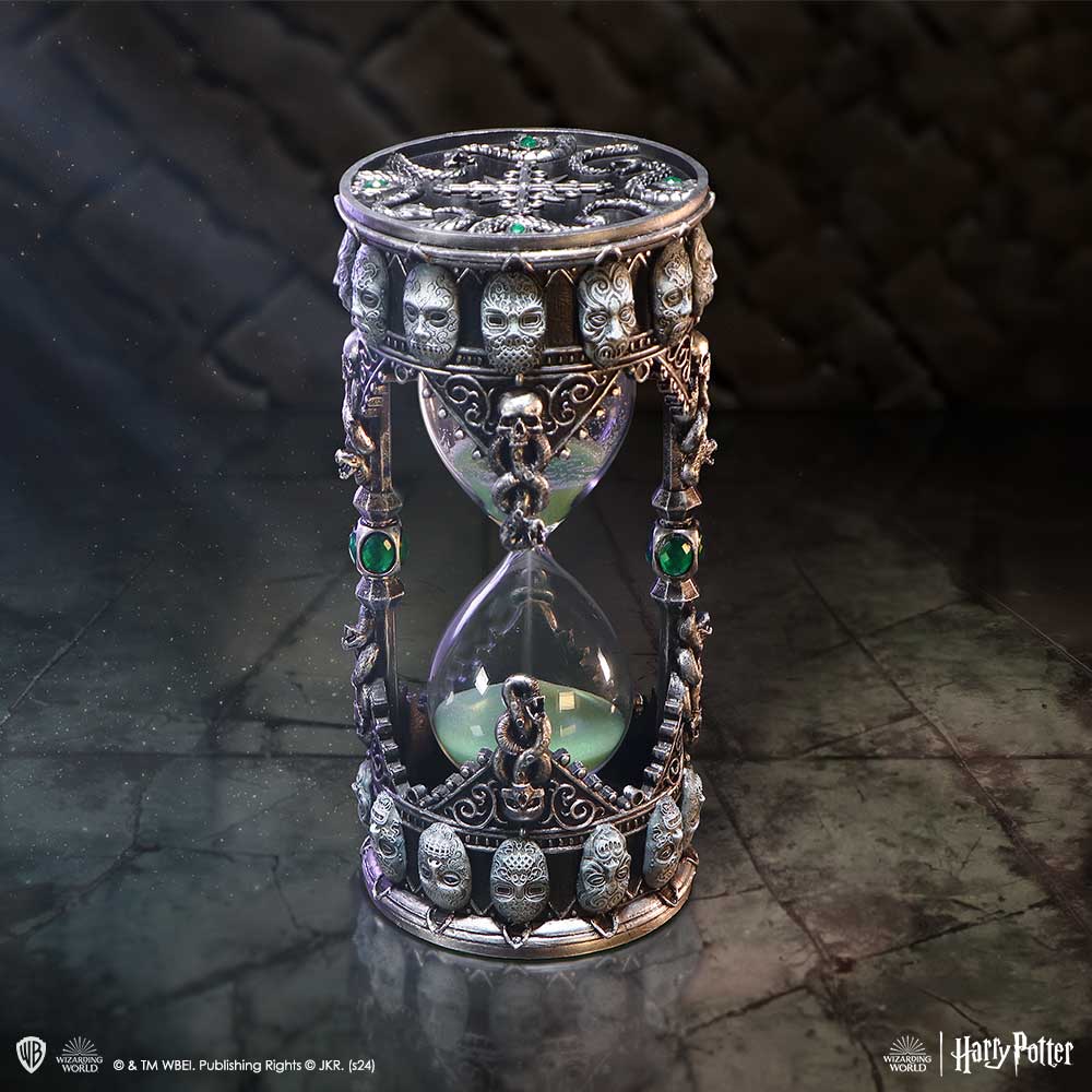 Harry Potter Death Eater Sand Timer in Metallic Silver