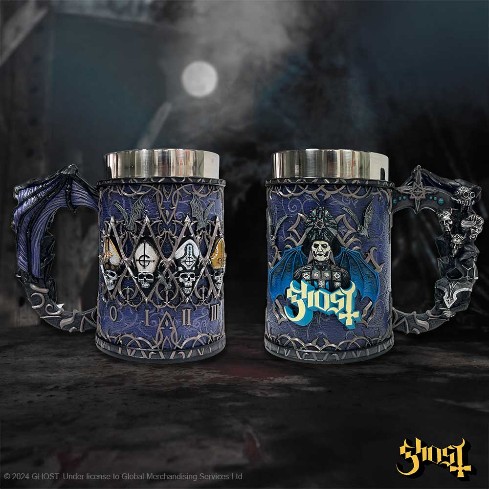 Ghost Papa Emeritus Evolution Tankard in Blue