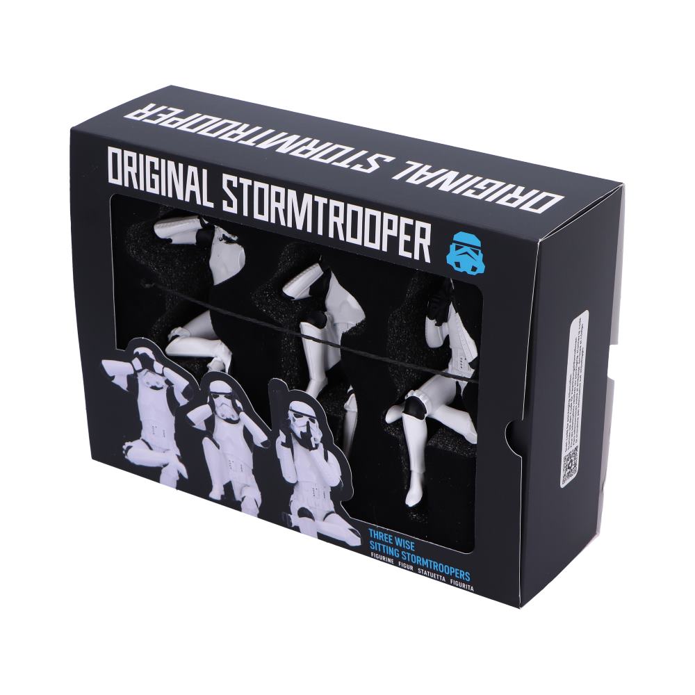 Original Stormtrooper Three Wise Sitting Stormtroopers