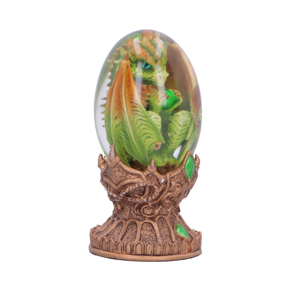 Elemental Dragonlings - Earth Dragon in Clear Egg
