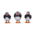 Three Wise Puffin Figurines