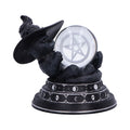 Cult Cuties Purrah Witch Cat Ornament Holding a Crystal Ball