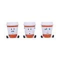 Three Wise Coffee Cups Figurines by Nemesis Now