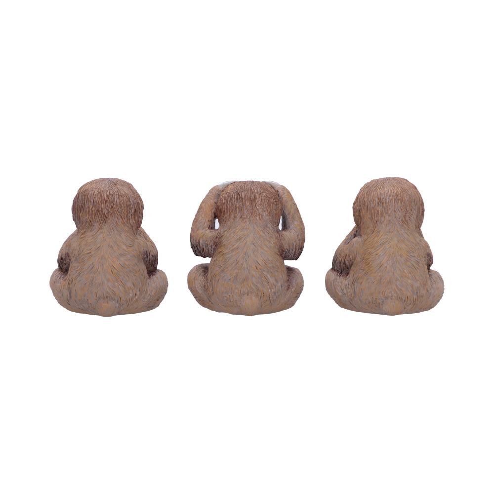 Three Wise Sloths Figurines by Nemesis Now