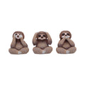 Three Wise Sloths Figurines by Nemesis Now