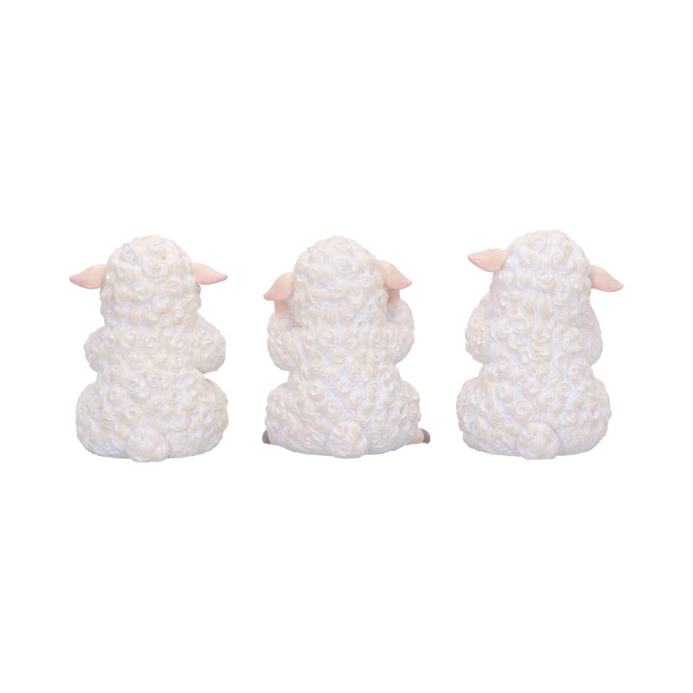 Three Wise Sheep Figurines by Nemesis Now