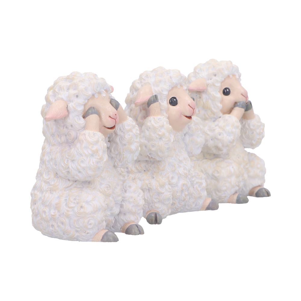 Three Wise Sheep Figurines by Nemesis Now