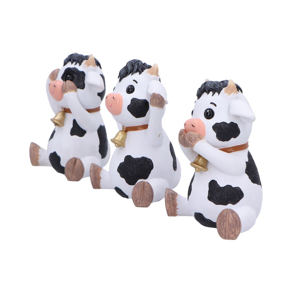Three Wise Cows Figurines by Nemesis Now