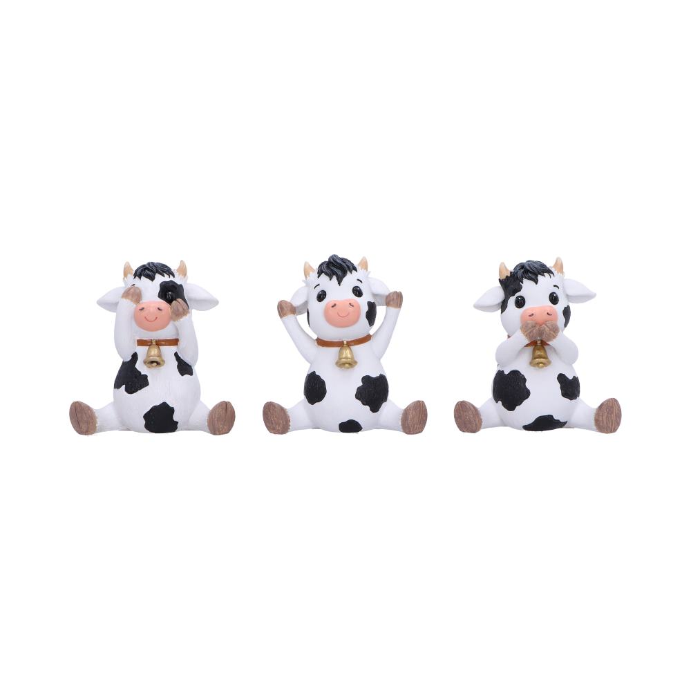 Three Wise Cows Figurines by Nemesis Now