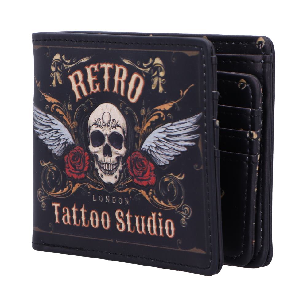 Retro Tattoo Studio Embossed Wallet 9.5cm