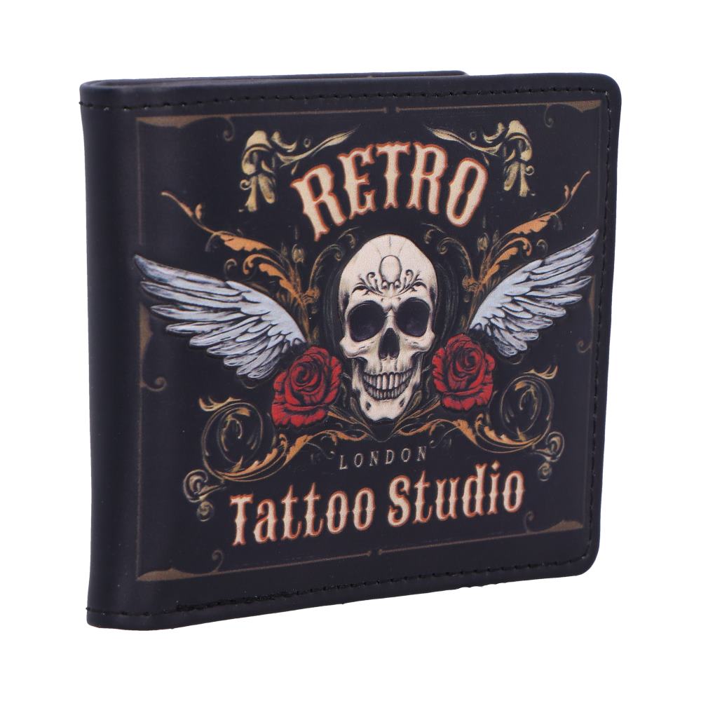Retro Tattoo Studio Embossed Wallet 9.5cm