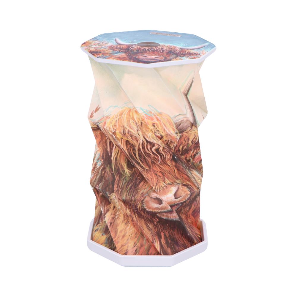 Highland Cow Foldable Lamp Rechargeable USB Powered