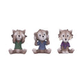 Three Wise Werewolf Collectible Figurines 7.5cm