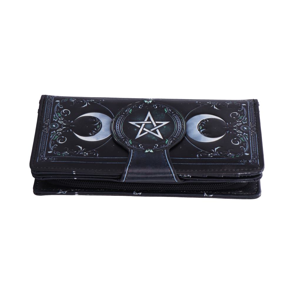 Triple Moon Embossed Purse 9.5cm