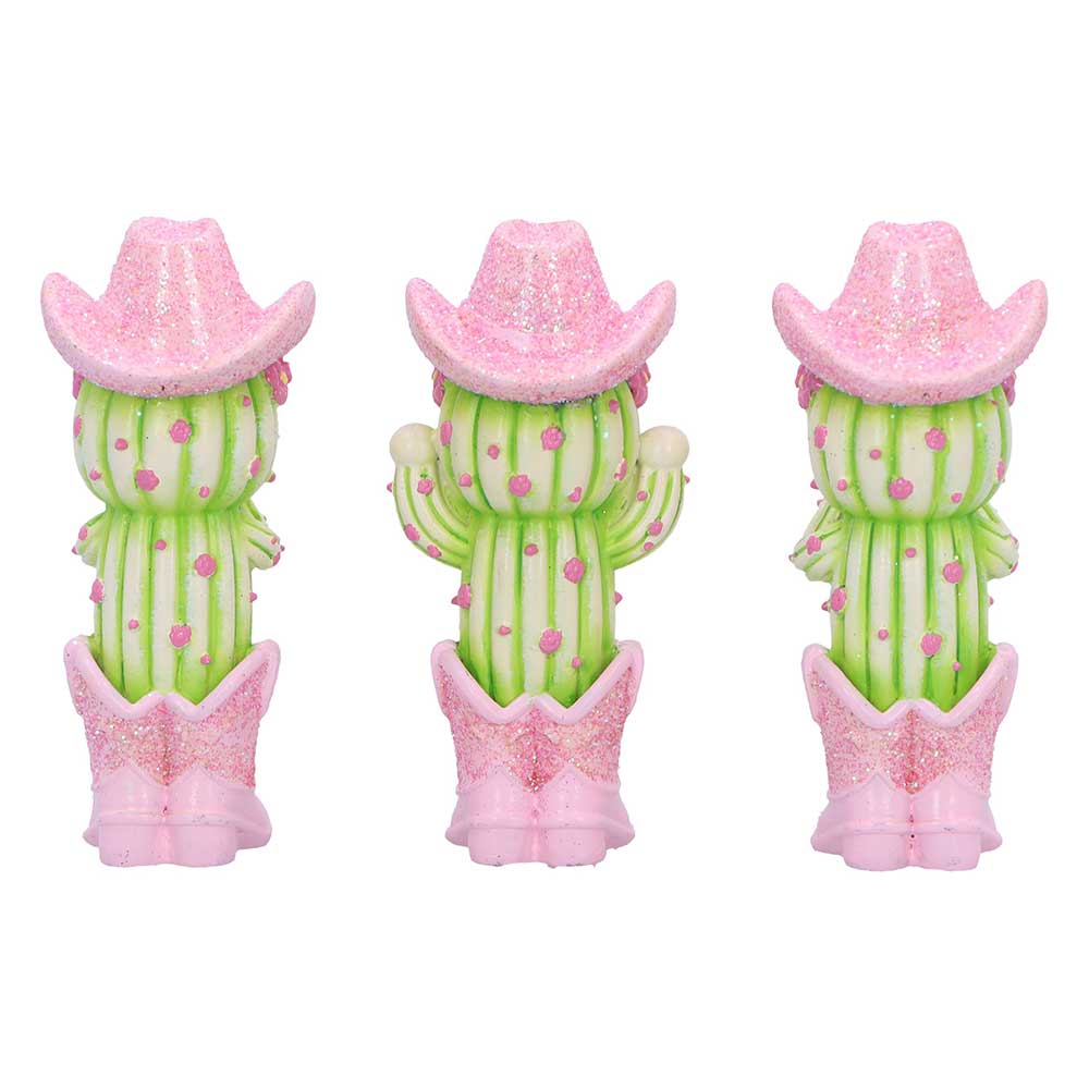 Three Wise Cacti 9.5cm