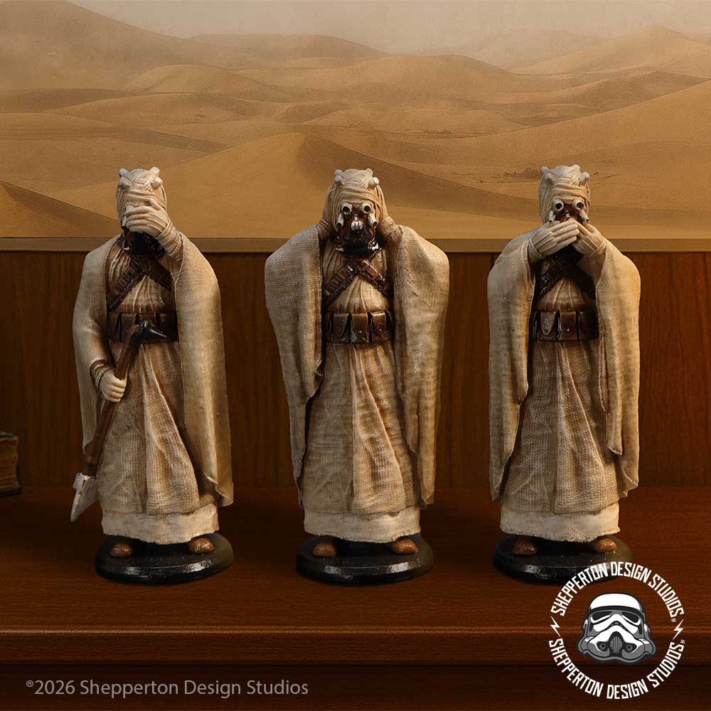 Three Wise Tusken Raiders 14.3cm