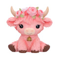 Primrose Pink Flower Cow 10.8cm