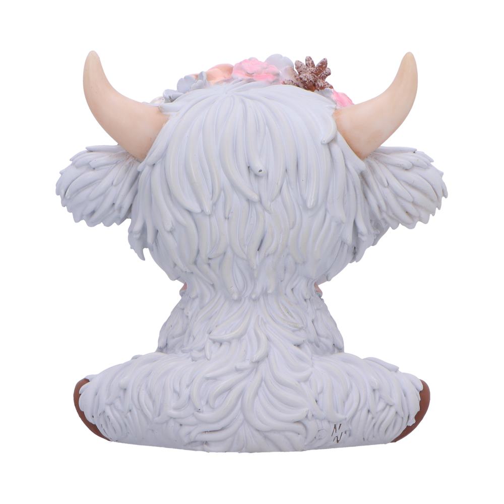 Magnolia Grey Flower Cow 10.8cm