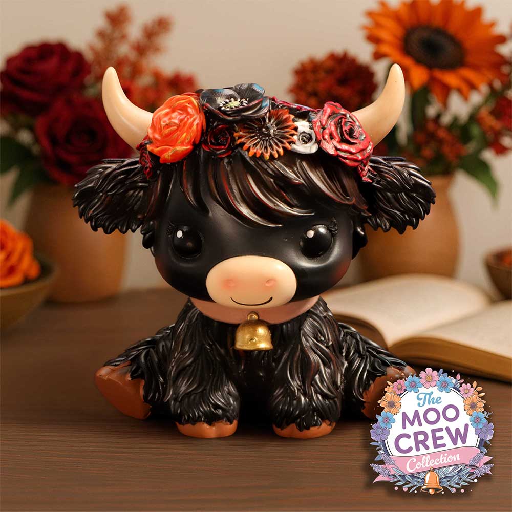 Dahlia Black Flower Cow 10.8cm
