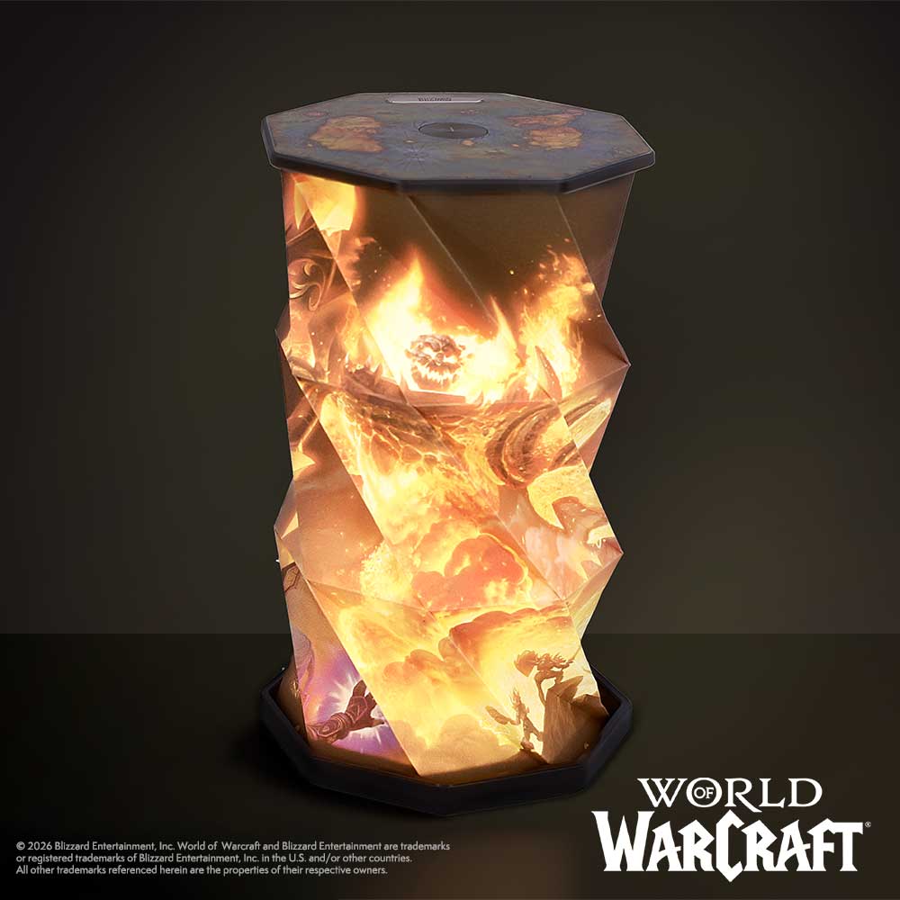 World of Warcraft Ragnaros Rechargeable Foldable Lamp 21cm