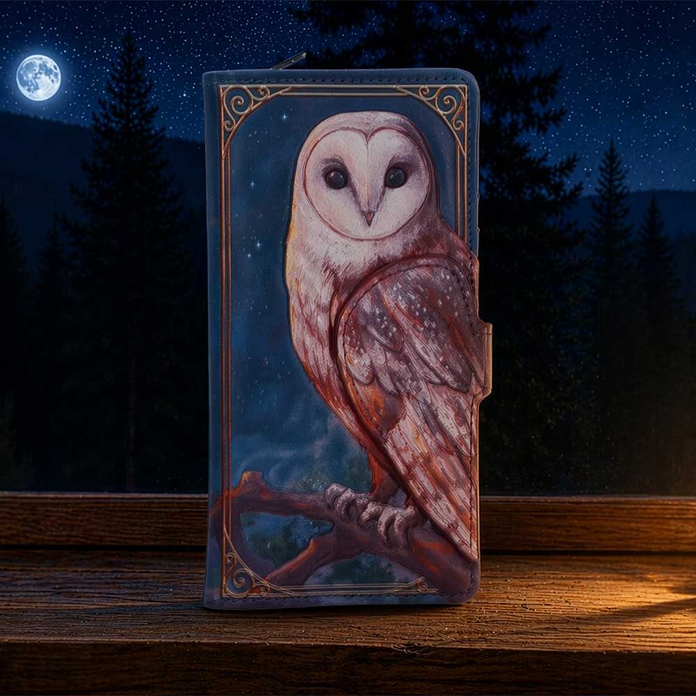 Moon Flight Embossed Purse 18.5cm