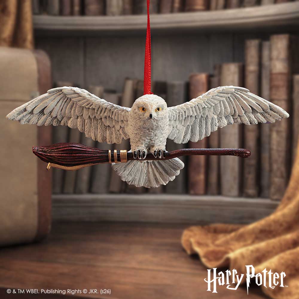 Harry Potter Hedwig In Flight Hanging Ornament 5.4cm