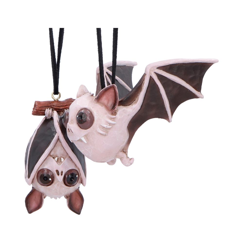Sneak and Peak Halloween Hanging Ornaments (Set of 2) 6.7cm