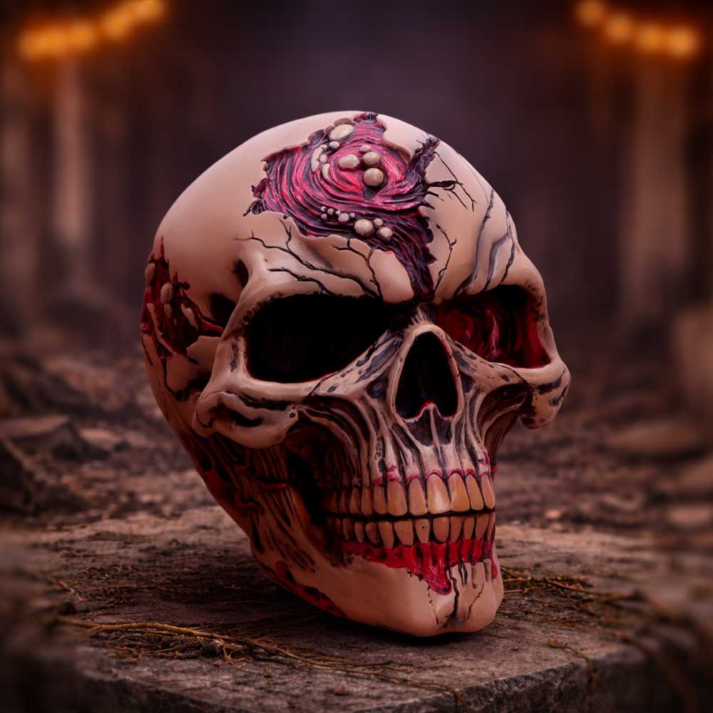 The Walker of Death Zombie Skull 15.5cm