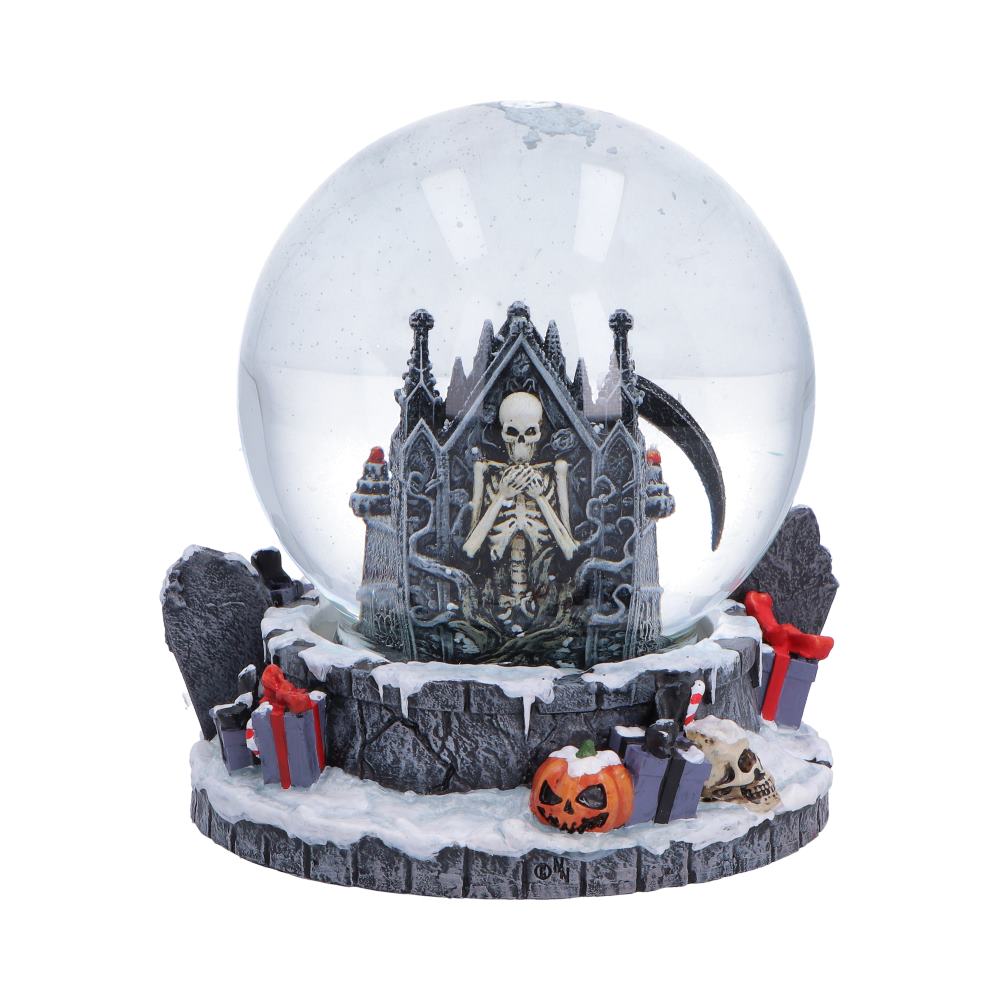 Season's Reapings Christmas Reaper Snow Globe 12.5cm