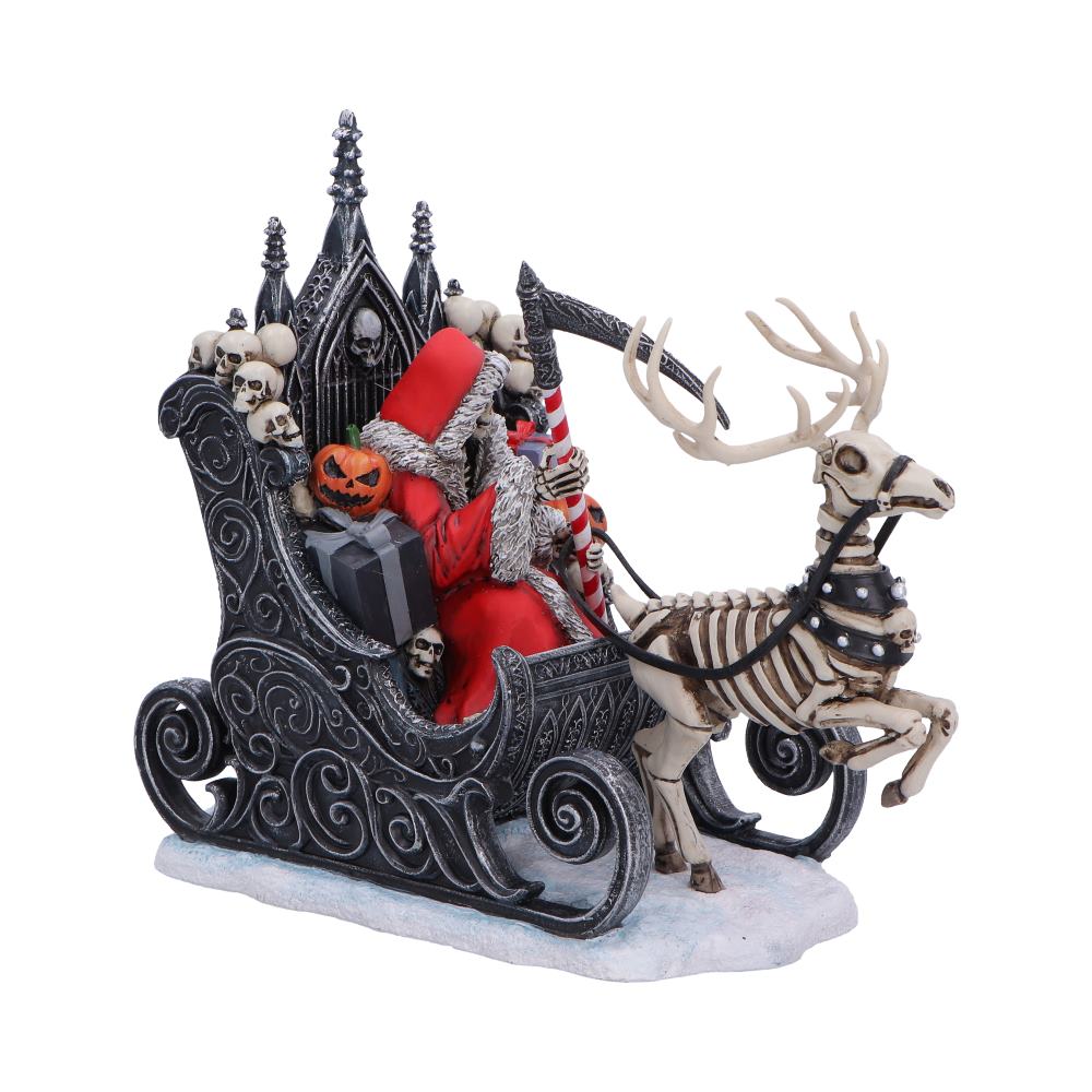 Slay Bells Christmas Sleigh Reaper Figurine 16cm