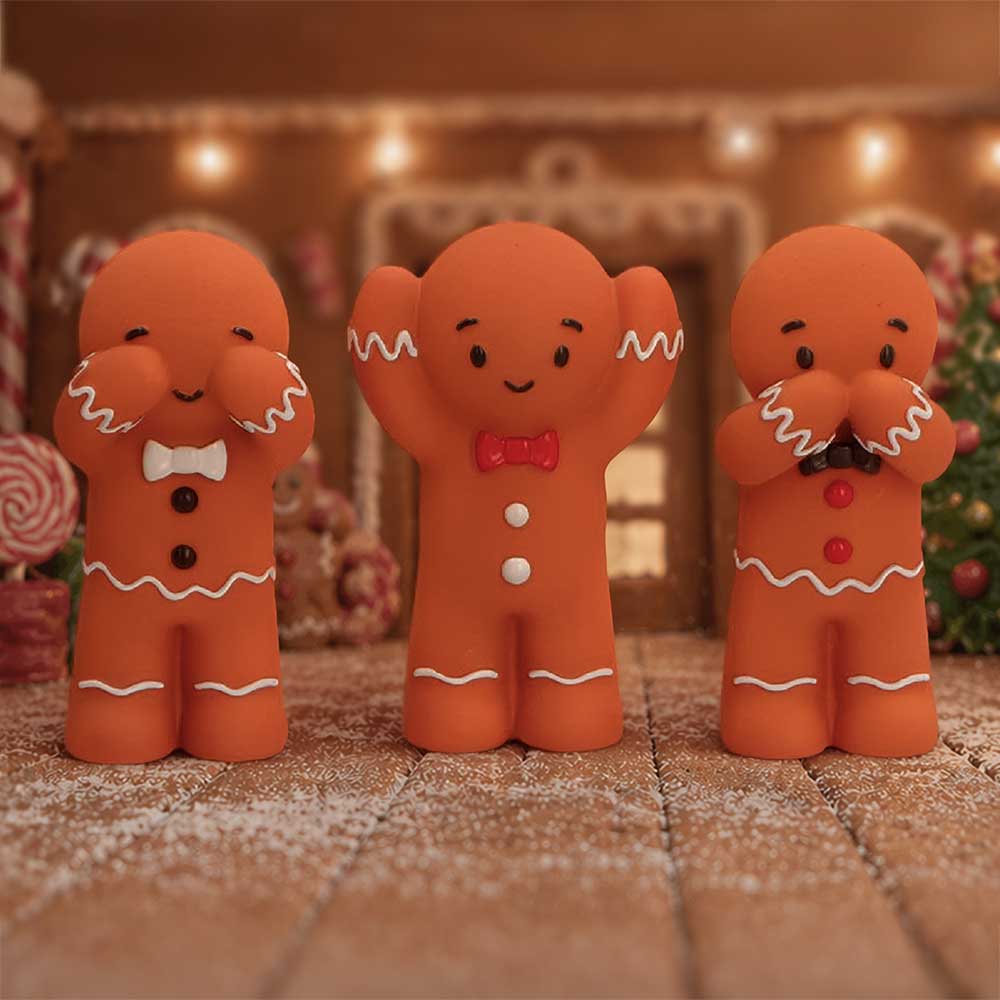 Three Wise Gingerbread figurine set 9cm