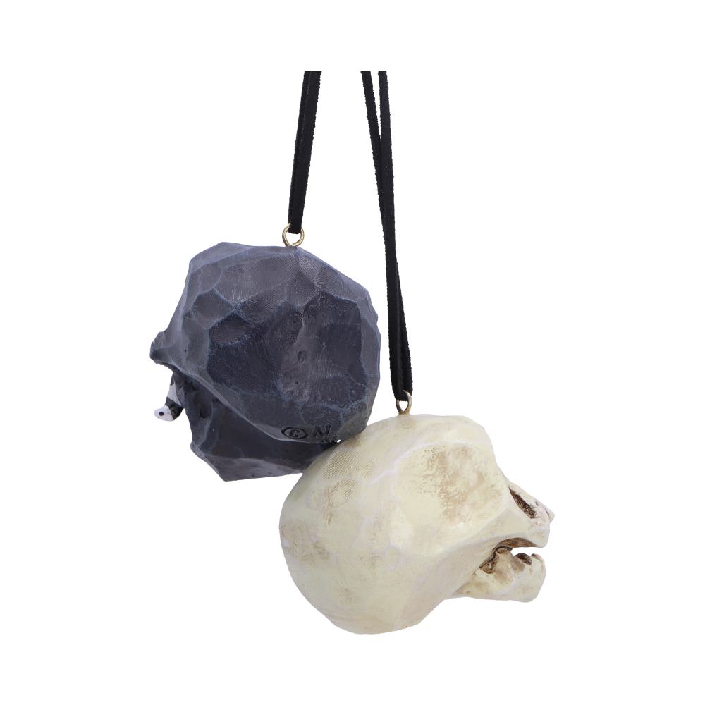 Grim and Grin Hanging Ornaments (Set of 2) 5.2cm