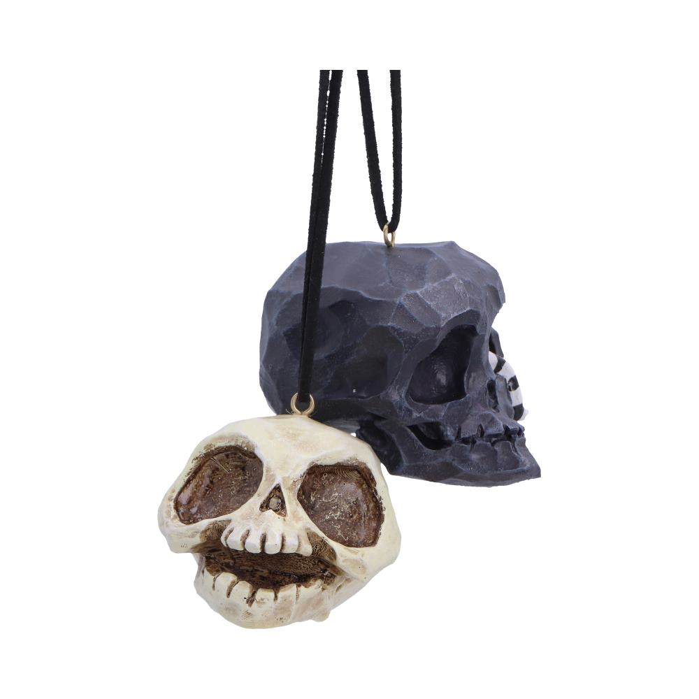 Grim and Grin Hanging Ornaments (Set of 2) 5.2cm