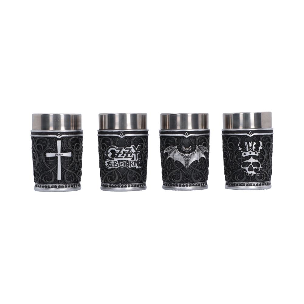 Ozzy Osbourne Prince of Darkness Shot Glass set 8.6cm