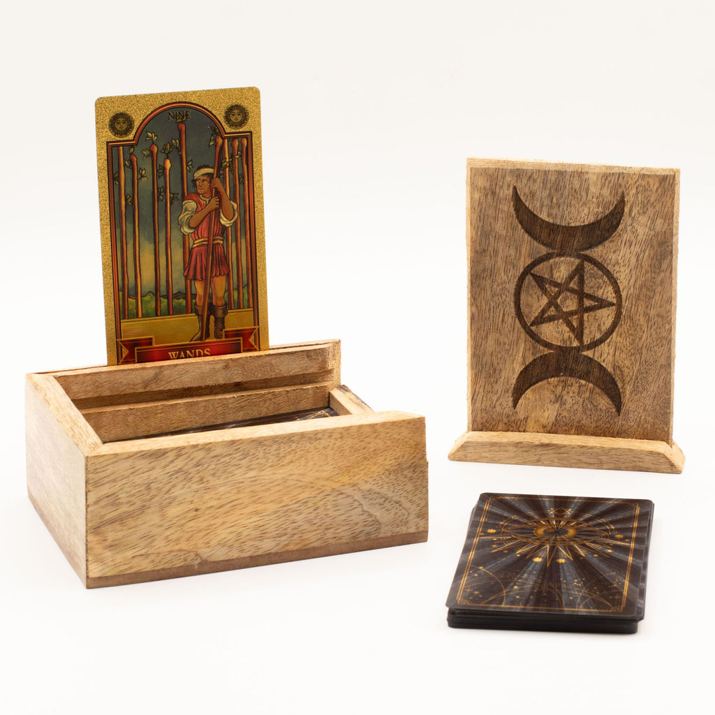 Small Tarot Box with Card Holder
