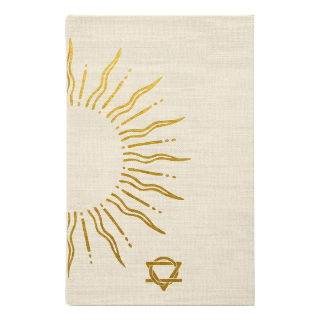 My Days are Full of Sun - Ivory Gratitude Journal with Gold Lining