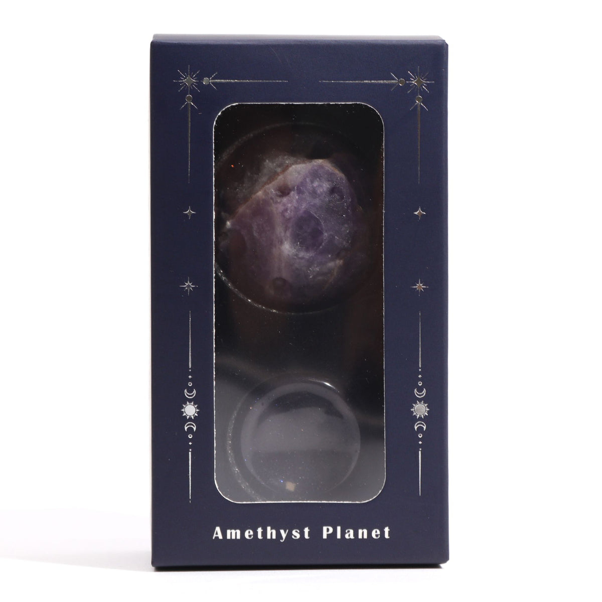 Ametyst Planet on a Sola Goldstone Stand - Jupiter