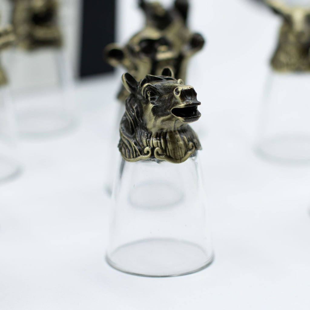 Gift Set of 12 Glasses (25ml) - Forest & Mystical Creatures