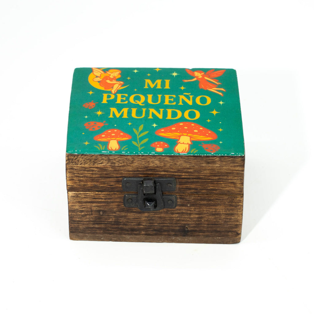 Mi Pequeno Mundo - Small Enamelled Box