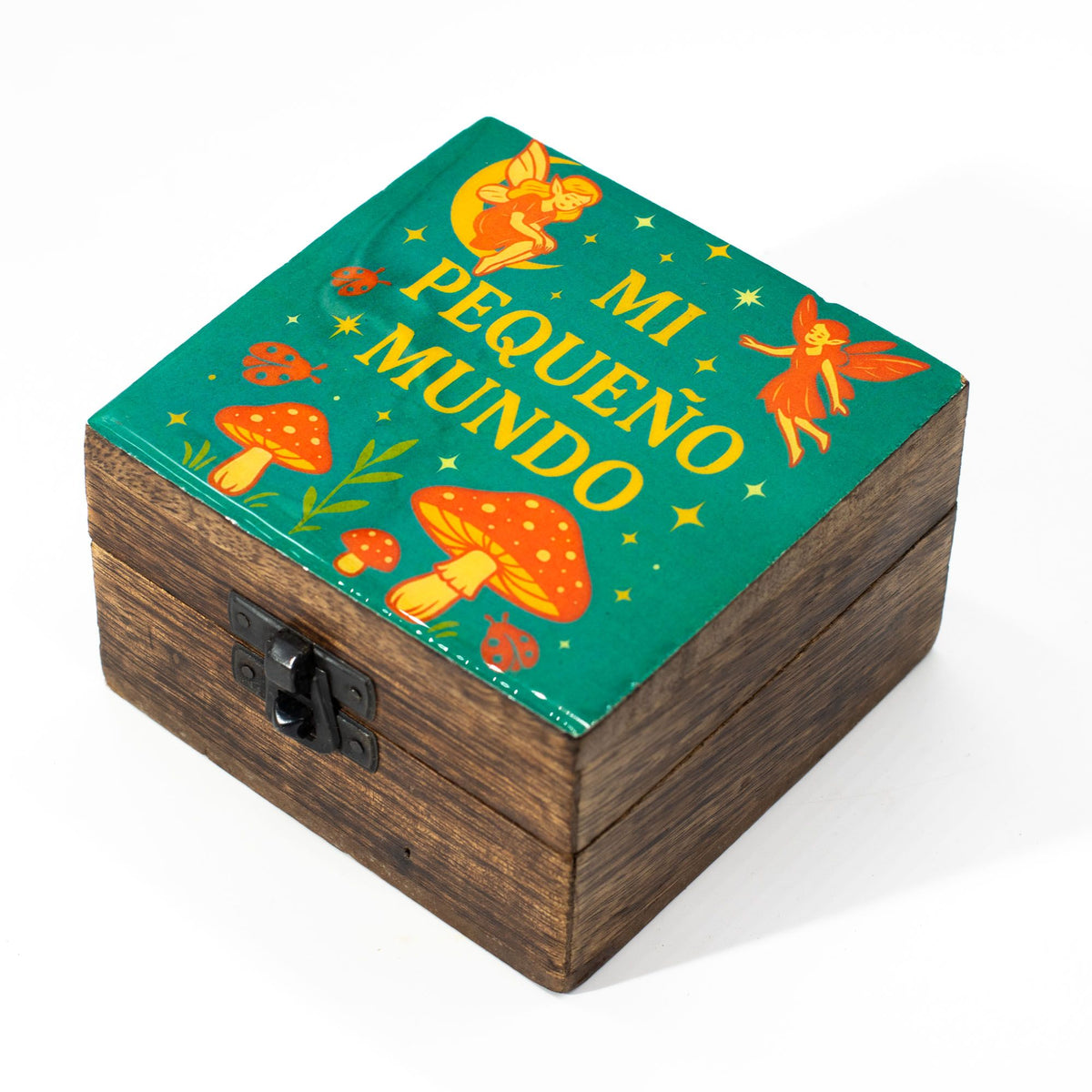 Mi Pequeno Mundo - Small Enamelled Box