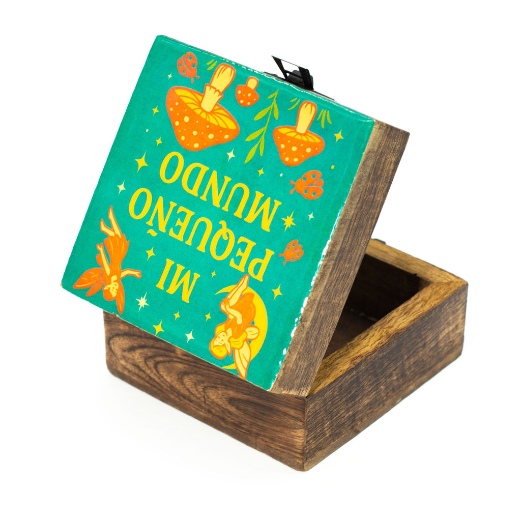 Mi Pequeno Mundo - Small Enamelled Box