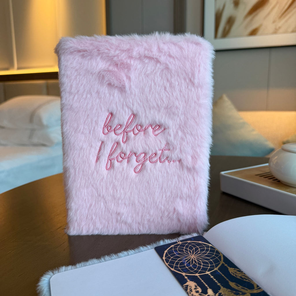 Soft Book Dream Journal - Before I Forget