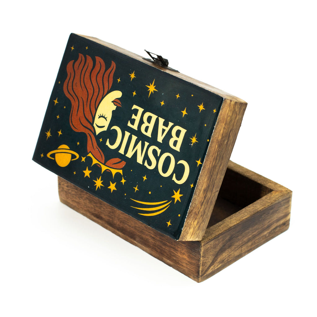 Cosmic Babe - Medium Enamelled Box
