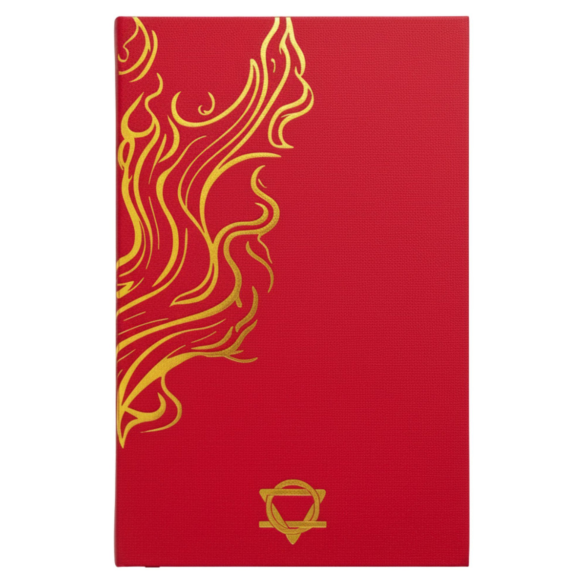 Golden Mandala and Lotus Red Wellness Journal
